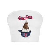 Cleveland Guardians Sundae Helmet Crop Tube Top