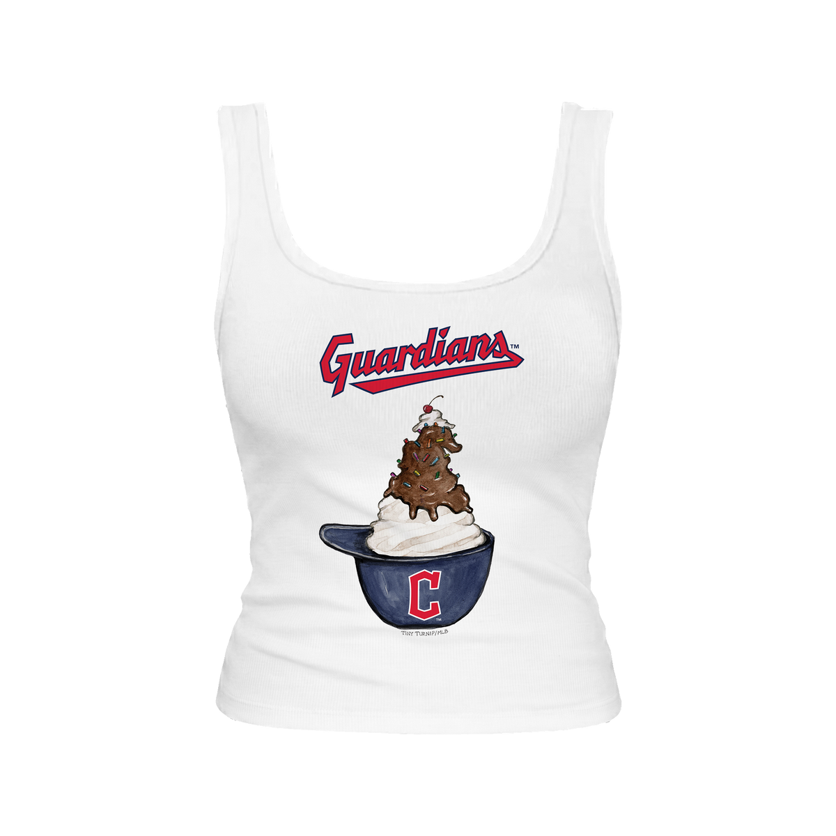 Cleveland Guardians Sundae Helmet Emmy Tank