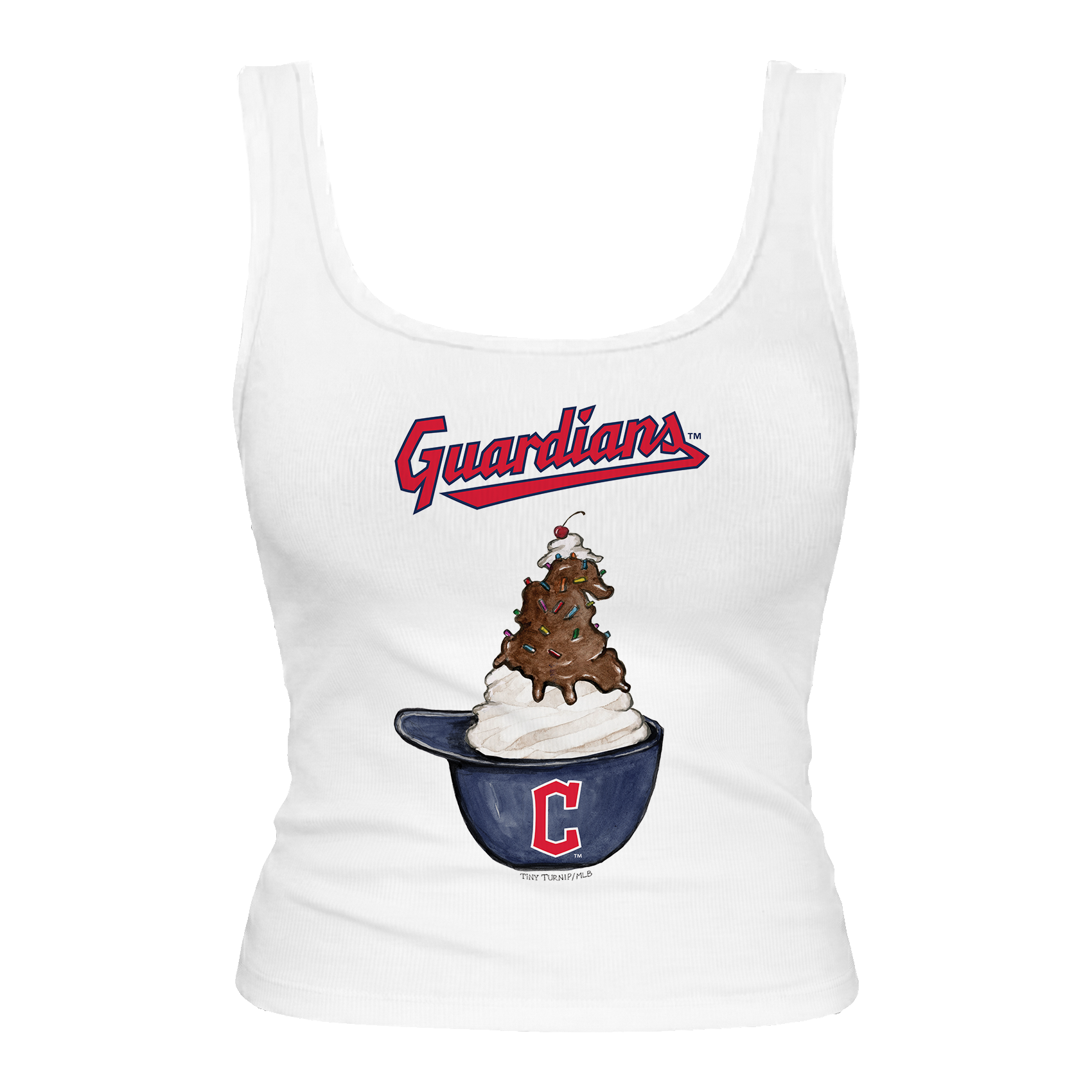 Cleveland Guardians Sundae Helmet Emmy Tank