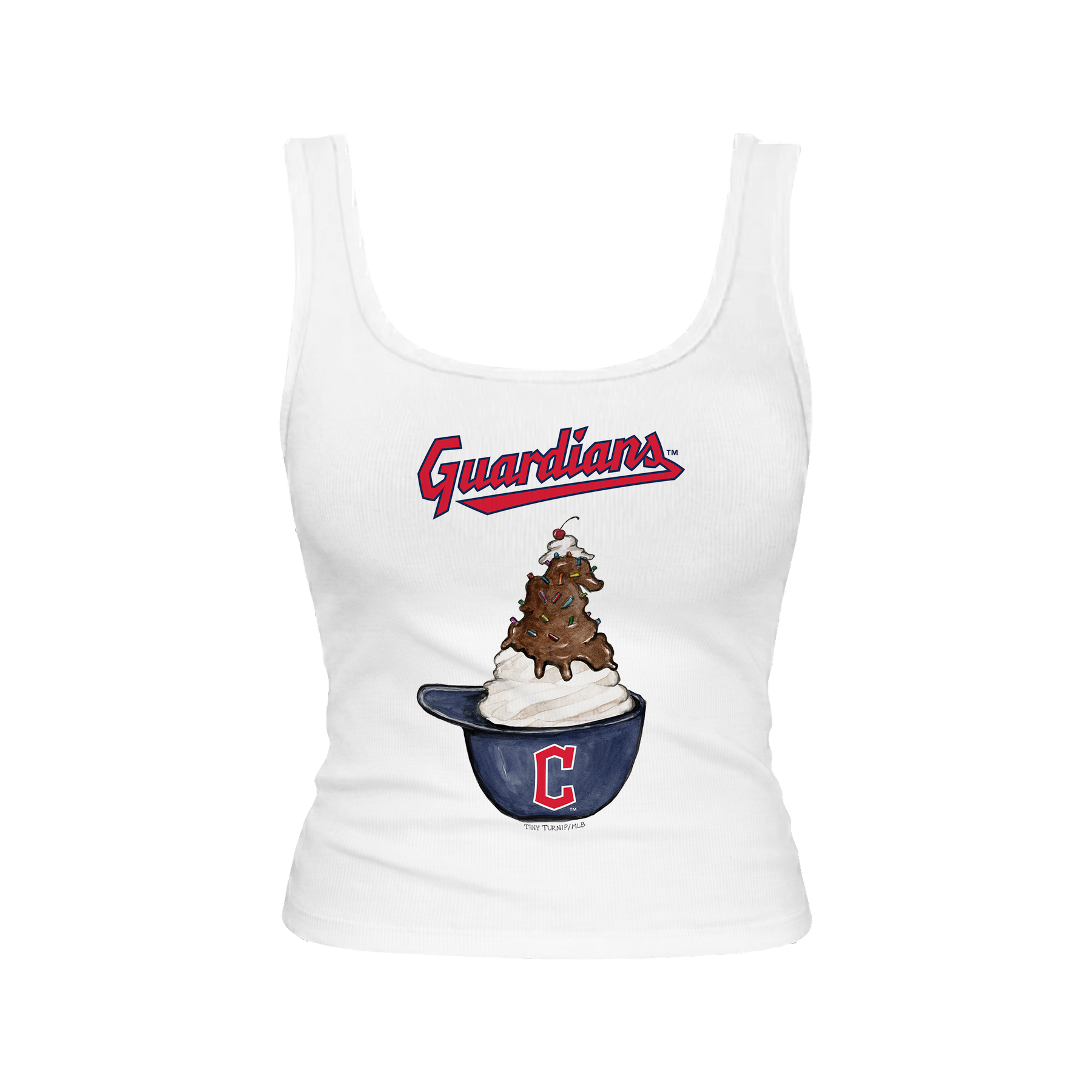 Cleveland Guardians Sundae Helmet Emmy Tank