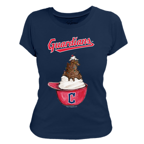 Cleveland Guardians Sundae Helmet Women's Tee Shirt