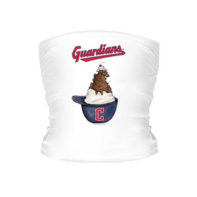 Cleveland Guardians Sundae Helmet Tube Top - Tiny Turnip