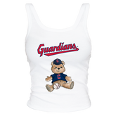 Cleveland Guardians Teddy Ribbed Tank - Tiny Turnip