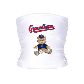 Cleveland Guardians Teddy Tube Top - Tiny Turnip