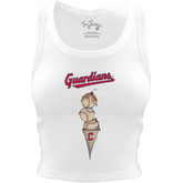 Cleveland Guardians Triple Scoop Crop Tank - Tiny Turnip