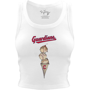 Cleveland Guardians Triple Scoop Crop Tank