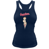 Cleveland Guardians Triple Scoop Racerback Tank - Tiny Turnip