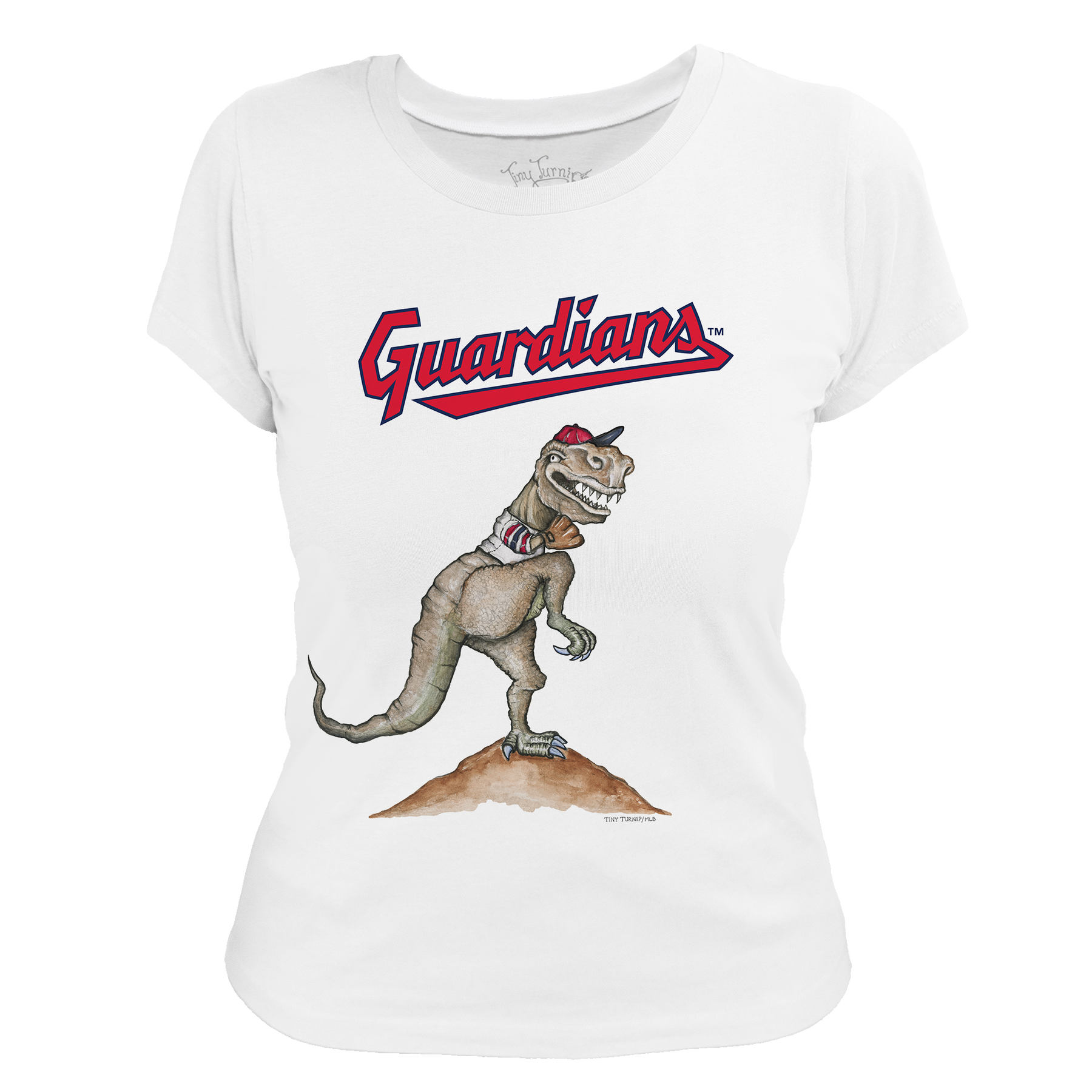Cleveland Guardians TT Rex Tee Shirt - Tiny Turnip