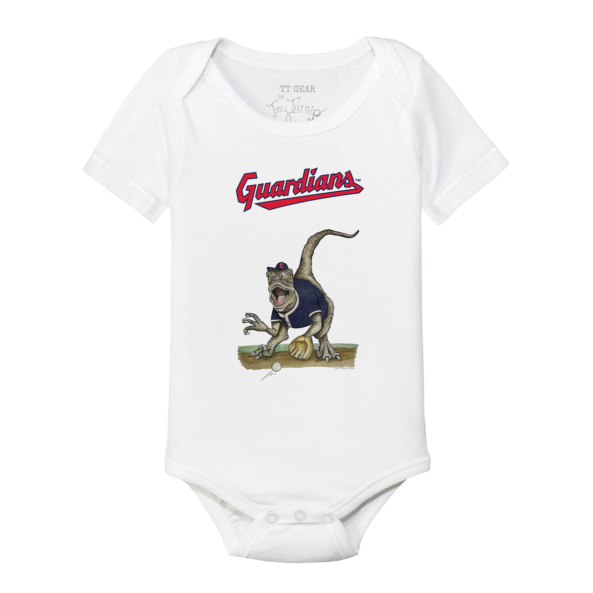 Cleveland Guardians Velociraptor Short Sleeve Snapper