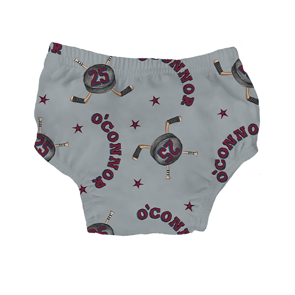 VIP NHL Cross Sticks w/ Name, Number - Bloomers - Tiny Turnip