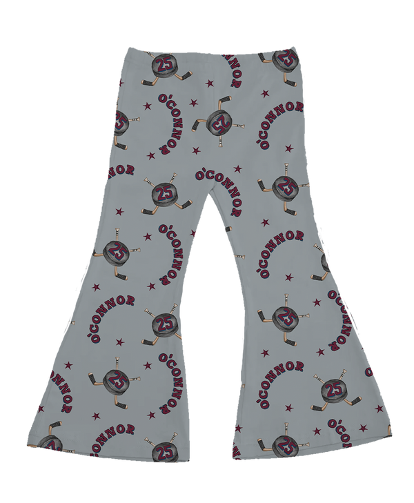 VIP NHL Cross Sticks w/ Name, Number - Flare Pants - Tiny Turnip