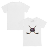 VIP Cross Sticks w/ Name, Number - Kid's Tee Shirt - Tiny Turnip