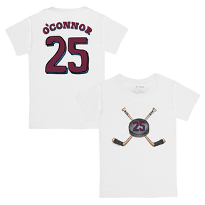 VIP NHL Cross Sticks w/ Name, Number - Kid's Tee Shirt - Tiny Turnip
