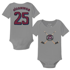 VIP NHL Cross Sticks w/ Name, Number - Short Sleeve Snapper - Tiny Turnip