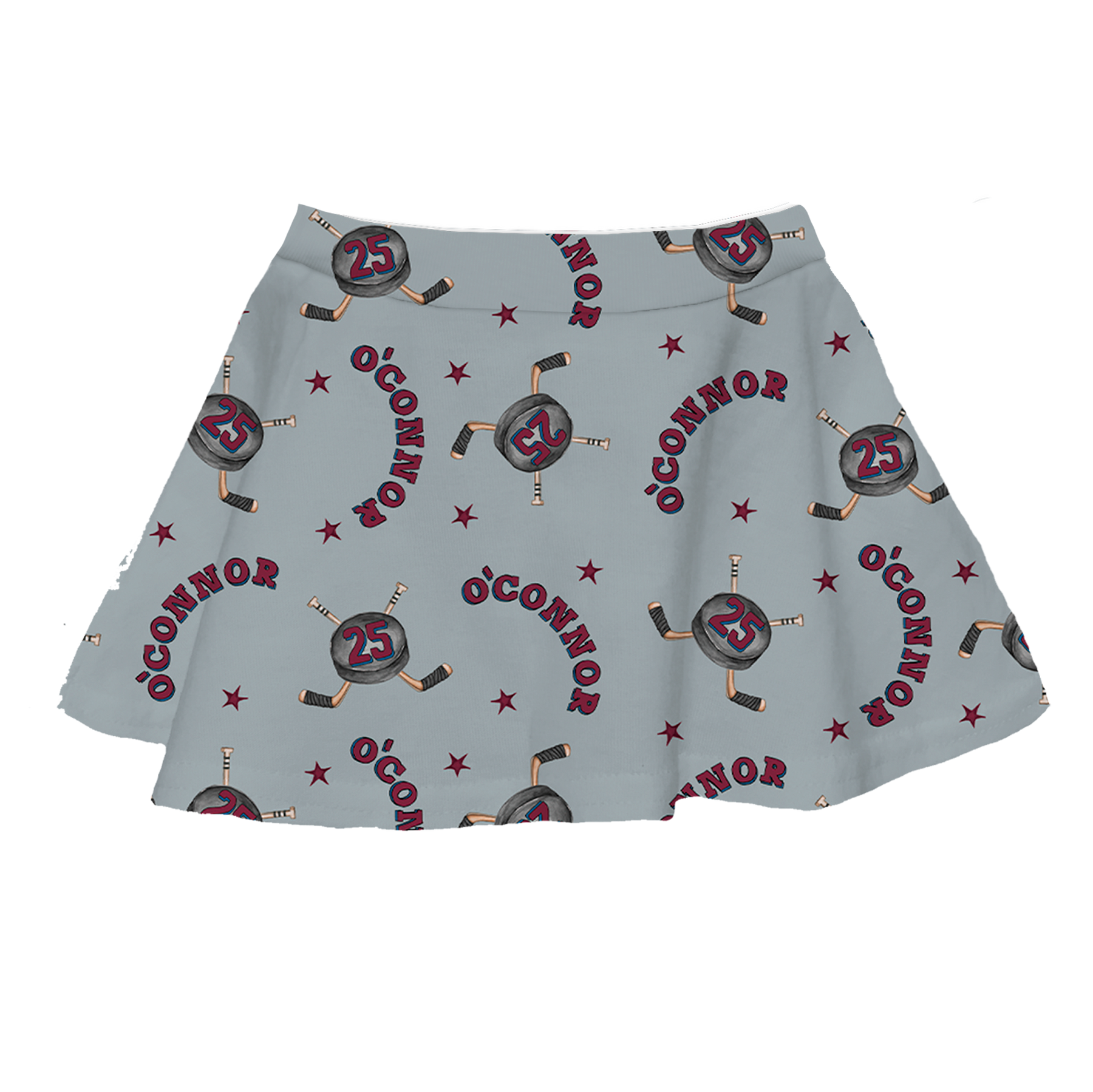 VIP NHL Cross Sticks w/ Name, Number - Skirt - Tiny Turnip
