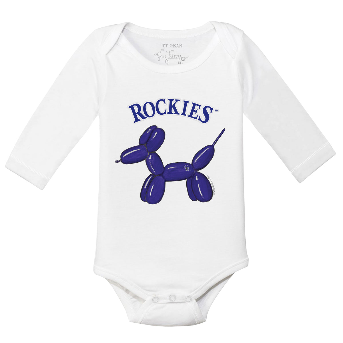 Colorado Rockies Balloon Dog Long Sleeve Snapper