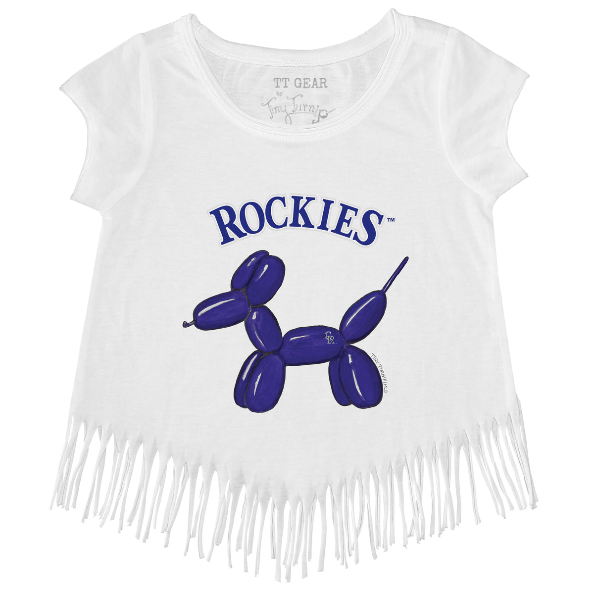 Colorado Rockies Balloon Dog Fringe Tee