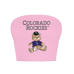 Colorado Rockies Teddy Crop Tube Top