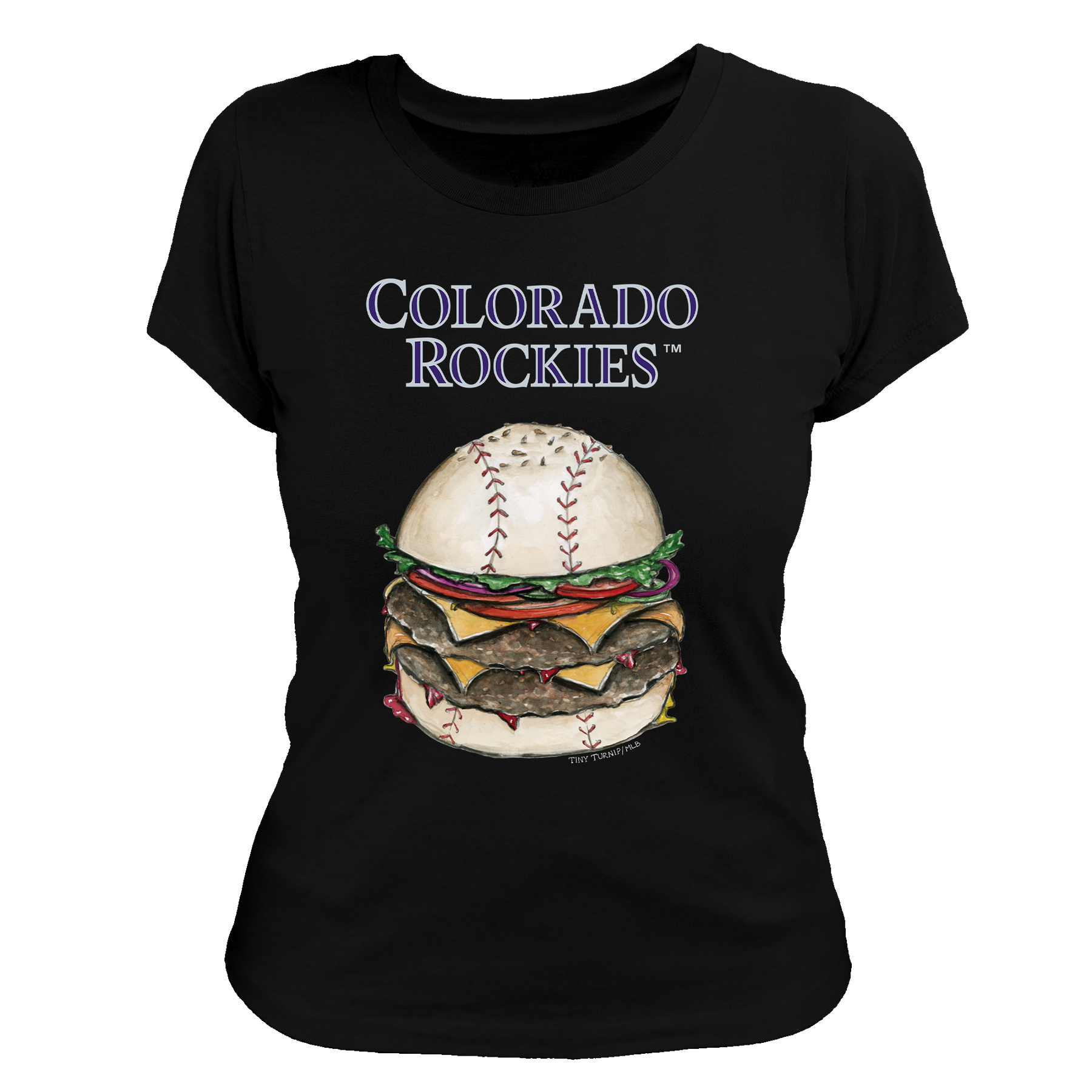 Colorado Rockies Burger Tee Shirt