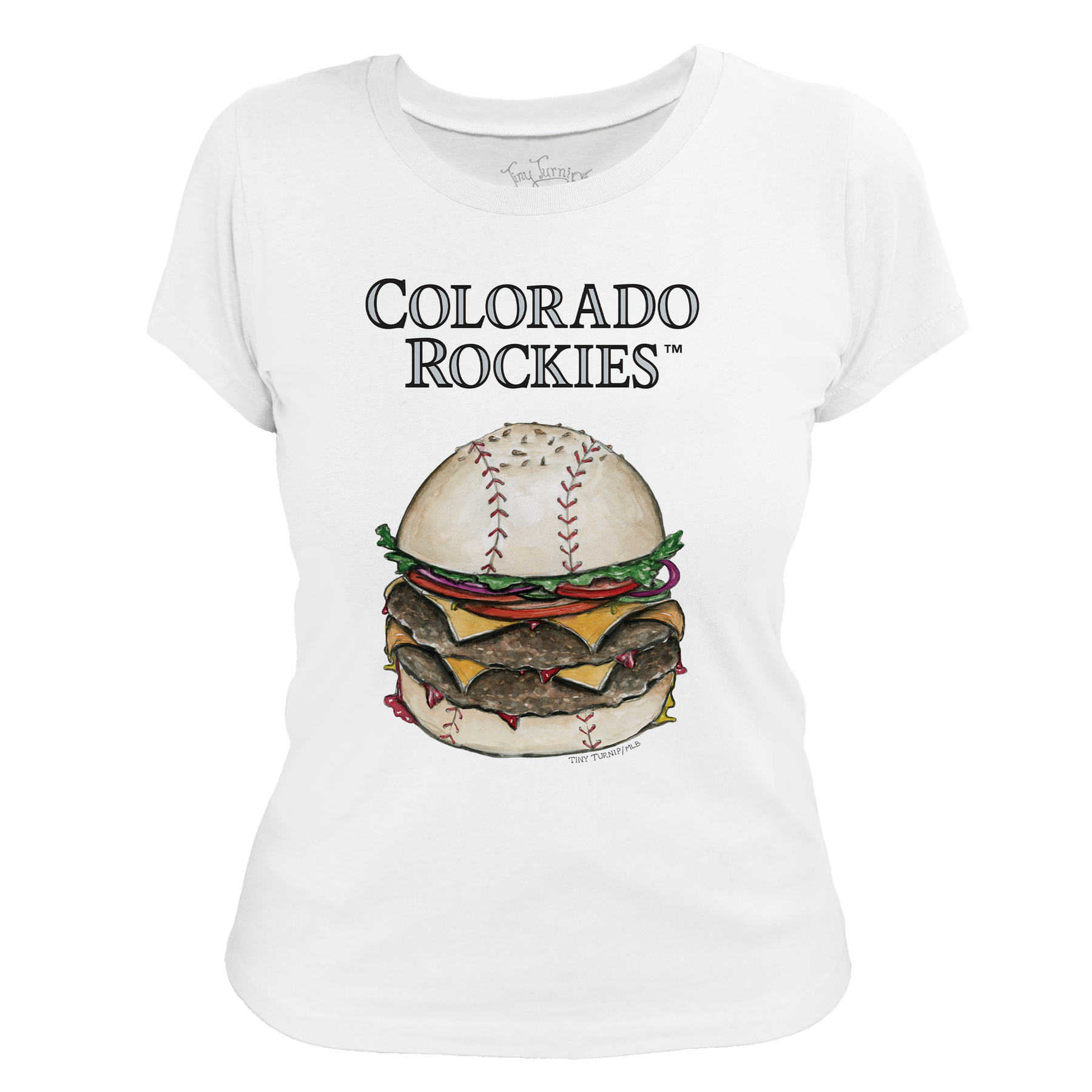 Colorado Rockies Burger Tee Shirt