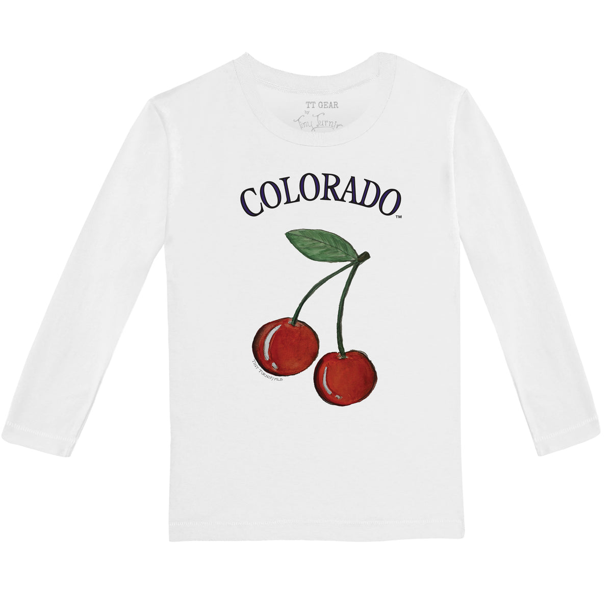 Colorado Rockies Cherries Long-Sleeve Tee Shirt