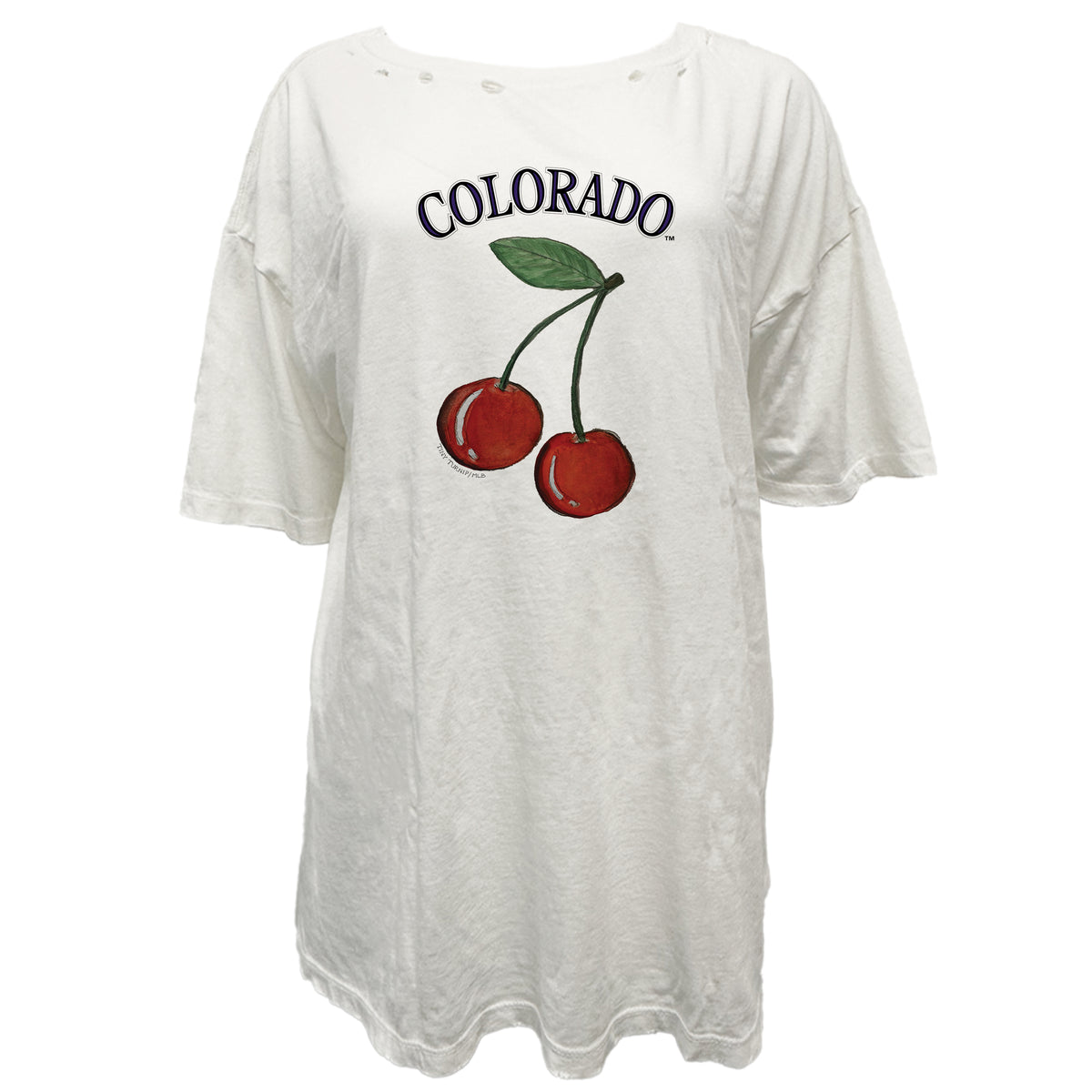 Colorado Rockies Cherries Vintage Tee