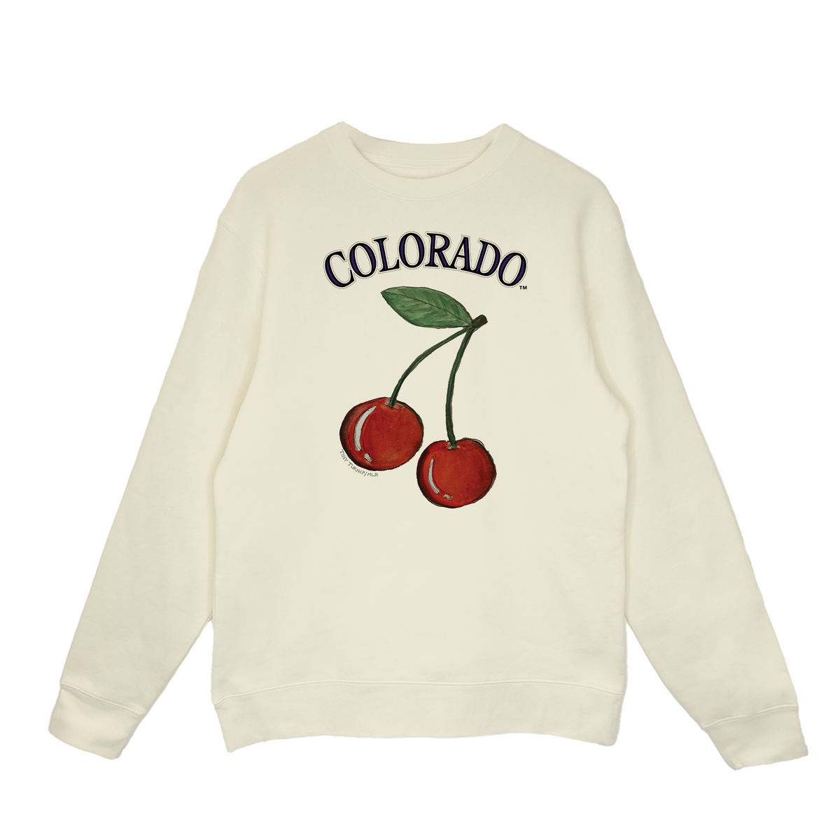 Colorado Rockies Cherry Crewneck Sweatshirt