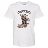 Colorado Rockies Cowboy Boot Unisex Tee Shirt