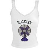 Colorado Rockies Fan Lace Tank