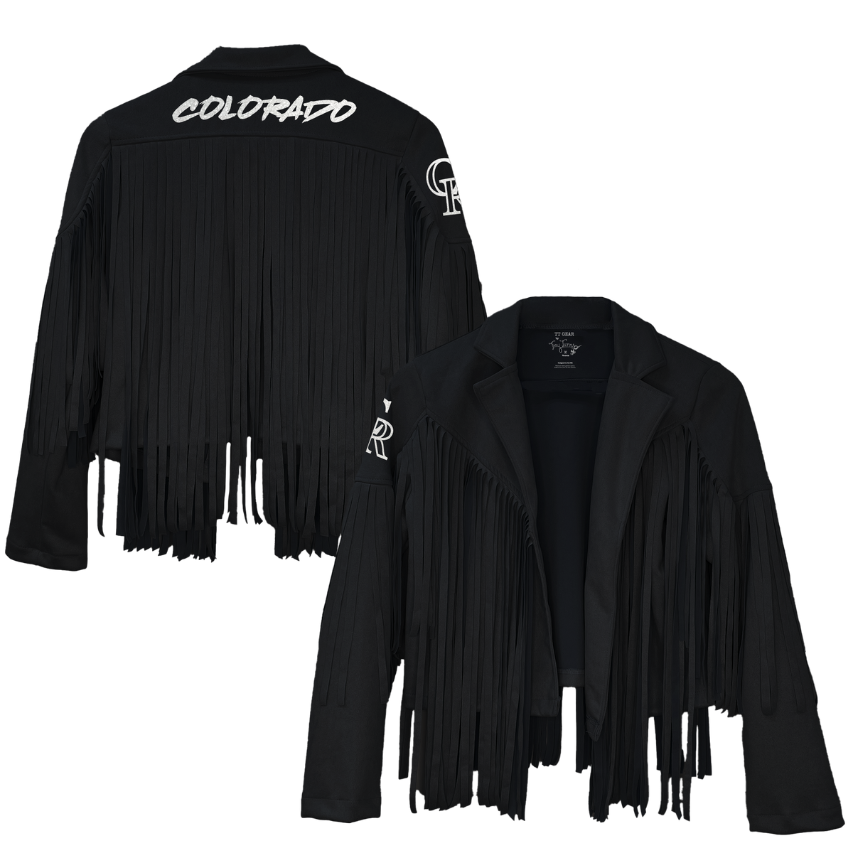 Colorado Rockies Farrah Fringe Jacket --(ships after 8/11)