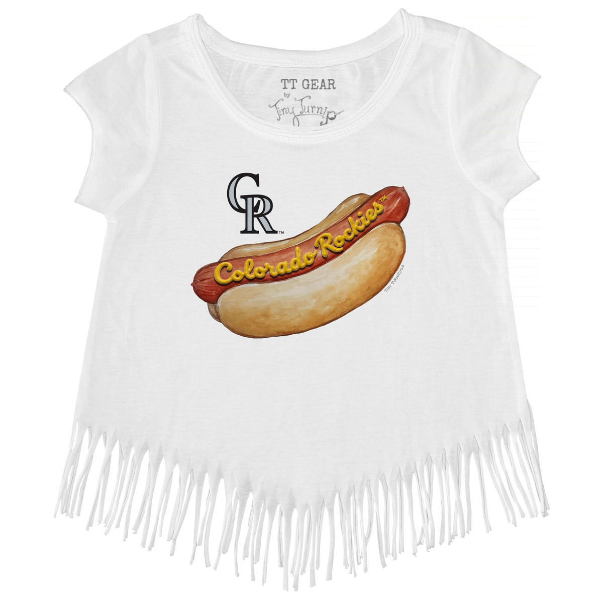 Colorado Rockies Hot Dog Fringe Tee