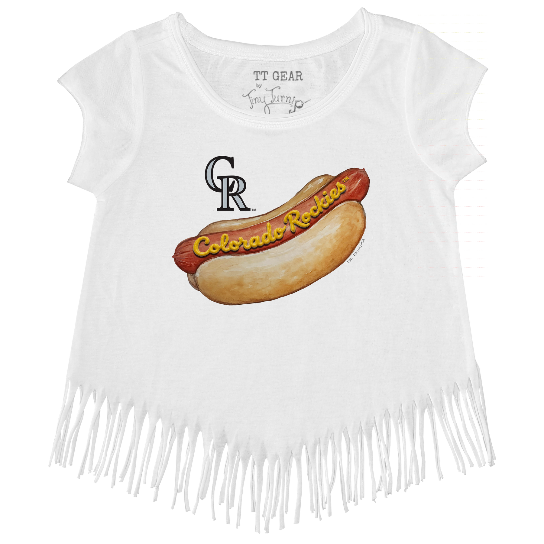 Colorado Rockies Hot Dog Fringe Tee