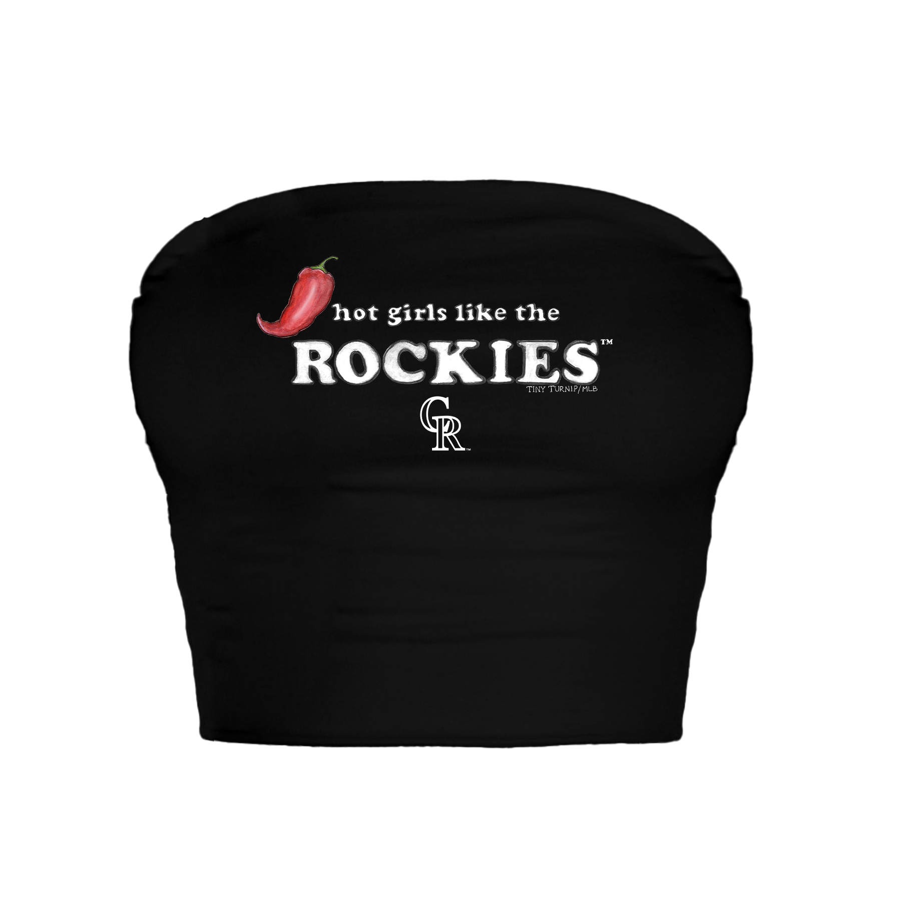 Colorado Rockies Hot Girls Crop Tube Top