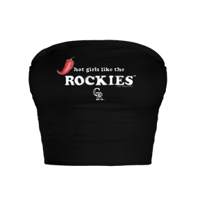 Colorado Rockies Hot Girls Crop Tube Top