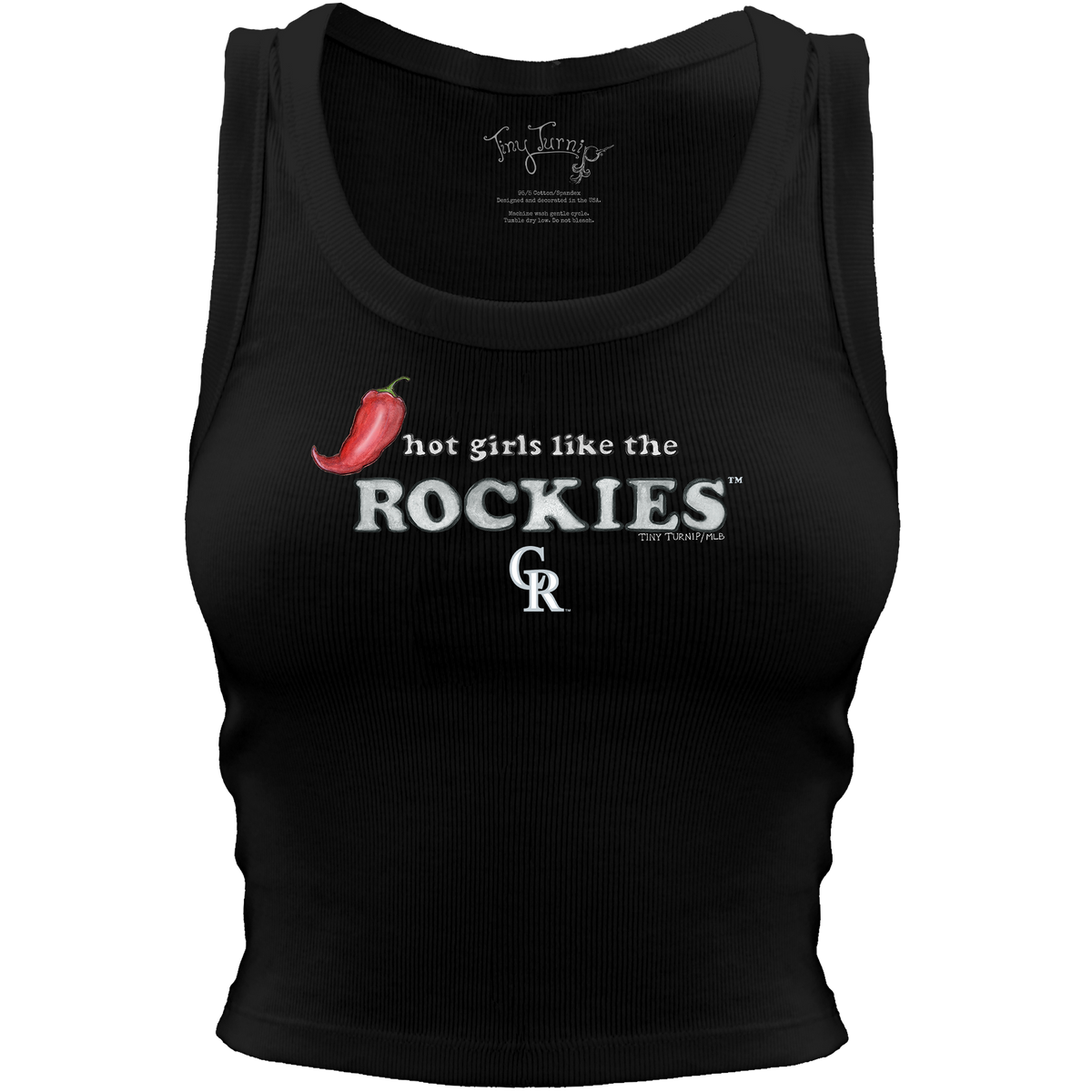 Colorado Rockies Hot Girls Crop Tank