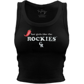 Colorado Rockies Hot Girls Crop Tank
