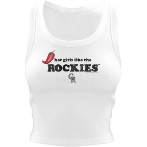 Colorado Rockies Hot Girls Crop Tank