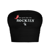 Colorado Rockies Hot Girls Crop Tube Top