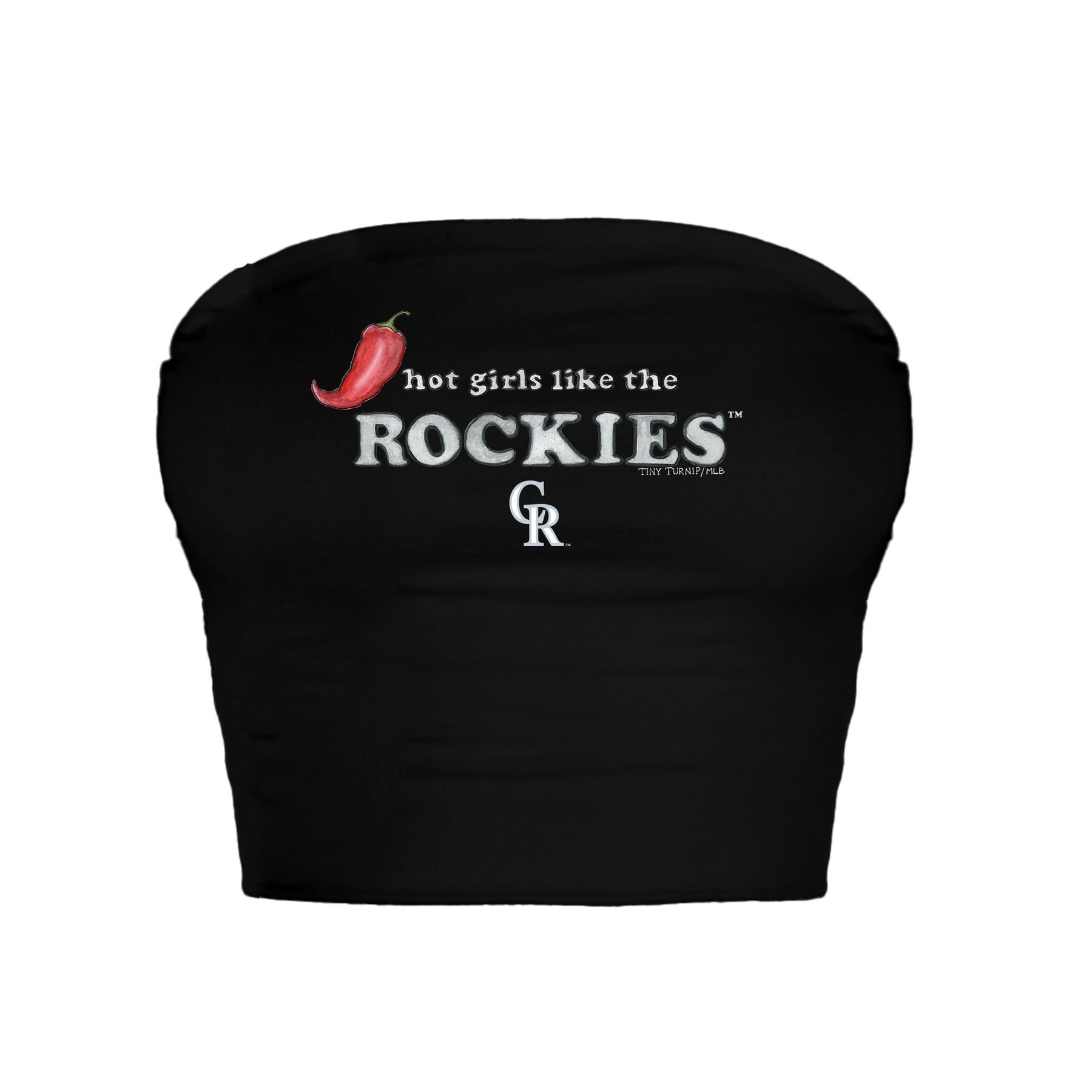 Colorado Rockies Hot Girls Crop Tube Top