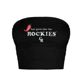 Colorado Rockies Hot Girls Crop Tube Top