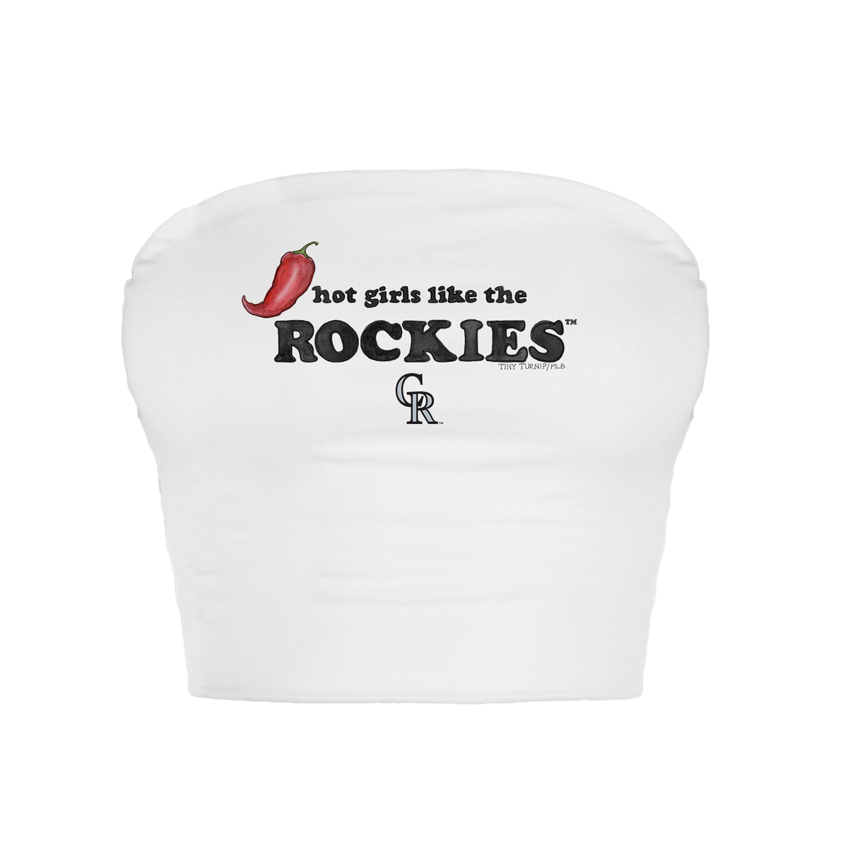 Colorado Rockies Hot Girls Crop Tube Top