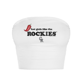 Colorado Rockies Hot Girls Crop Tube Top