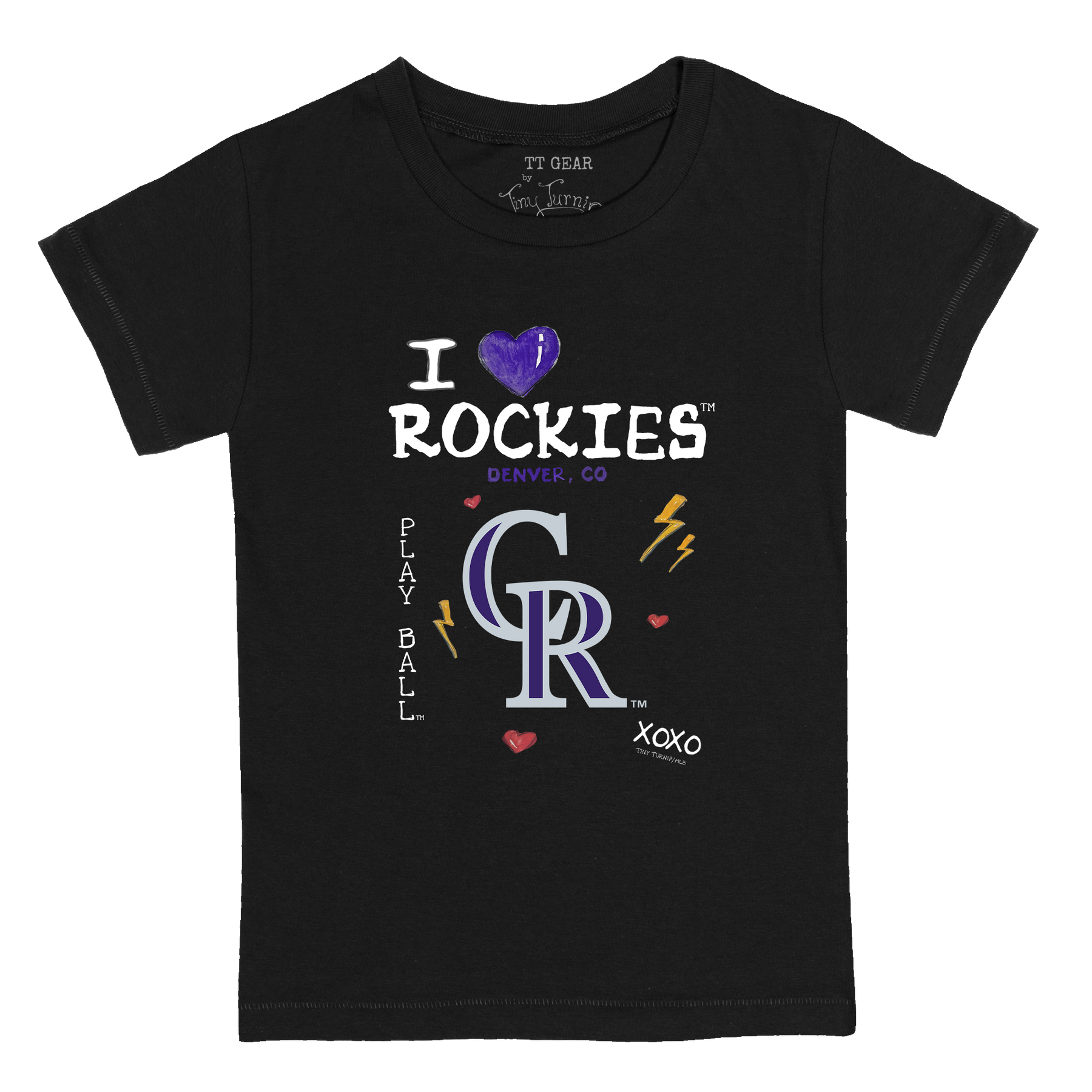 I Heart Rockies Kid's Tee Shirt - Tiny Turnip