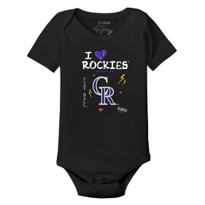 I Heart Rockies Short Sleeve Snapper - Tiny Turnip