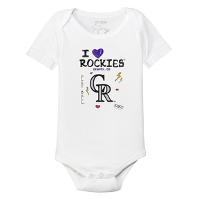 I Heart Rockies Short Sleeve Snapper - Tiny Turnip