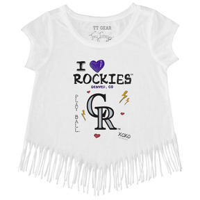I Heart Rockies Fringe Tee - Tiny Turnip