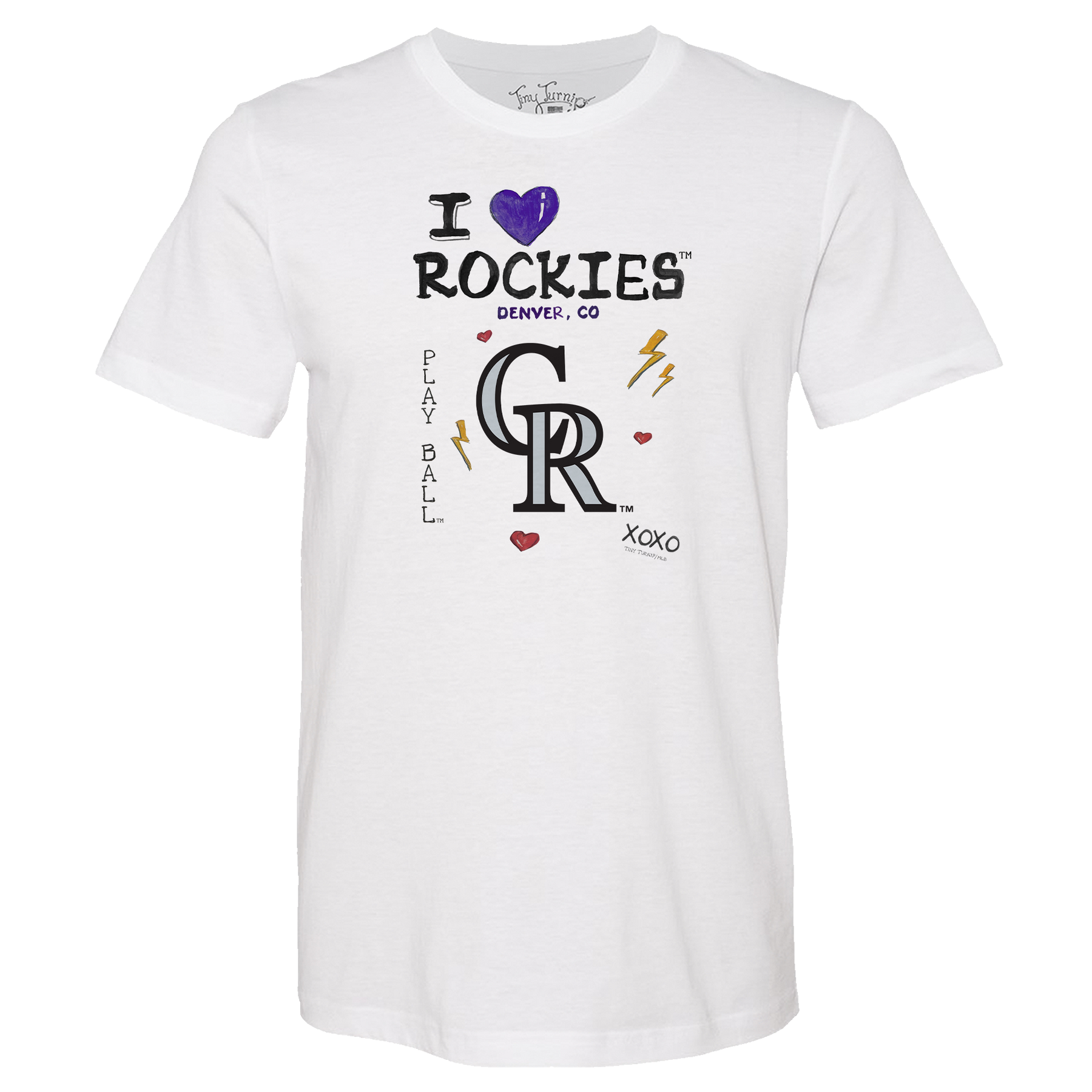 I Heart Rockies Unisex Tee Shirt - Tiny Turnip