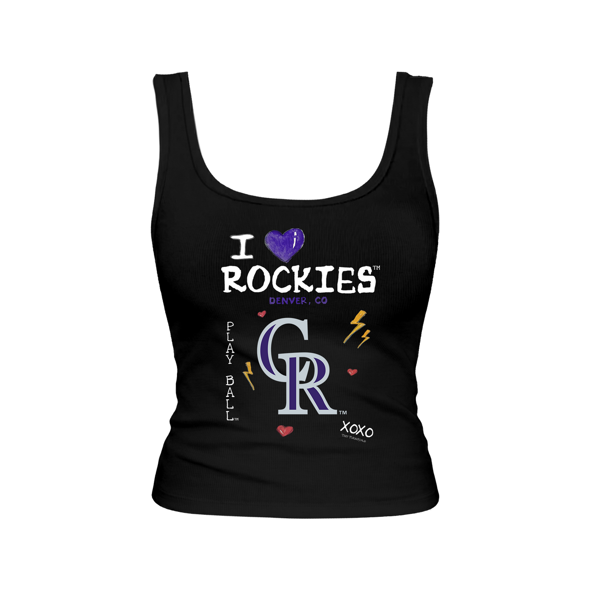 Colorado Rockies I Heart Rockies Emmy Tank