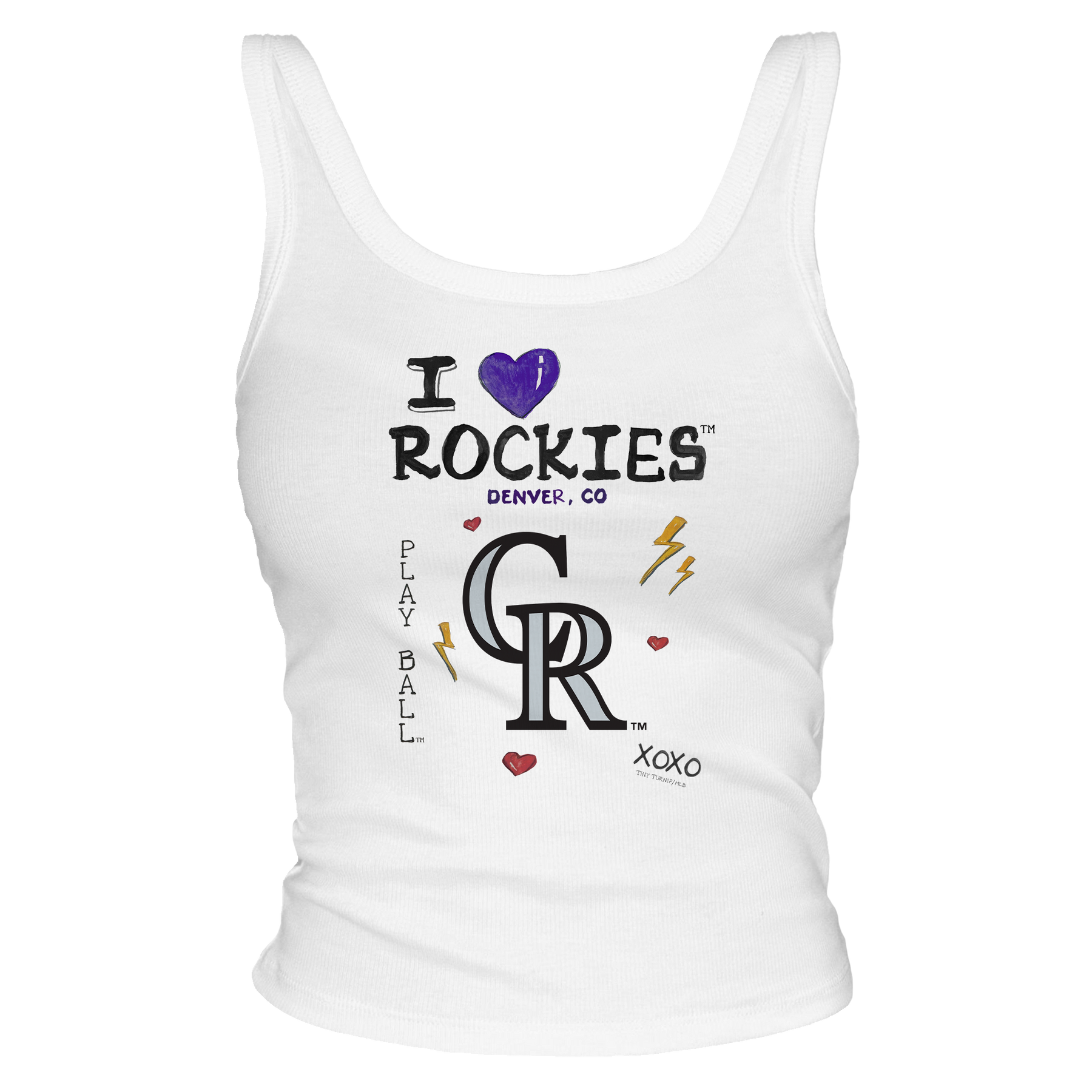 I Heart Rockies Tank - Tiny Turnip