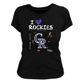 I Heart Rockies Women's Tee Shirt - Tiny Turnip